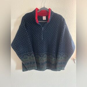 Hanna Andersson Nortic Fleece Cabincore Pullover Unisex Size S